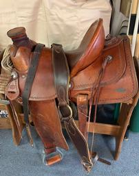 Custom Made Leather Handmade Saddle 202//257